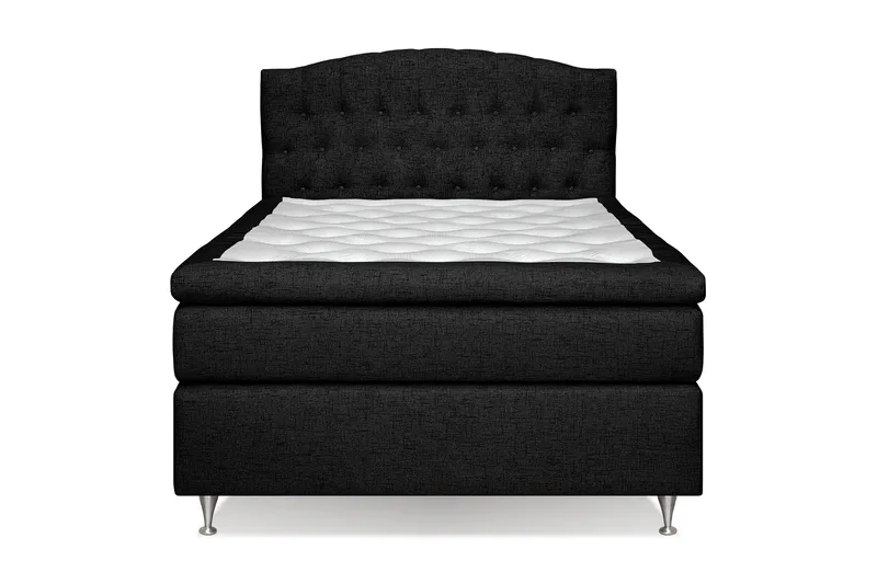 Jenkkisänky Abelie 140x200 Medium - Musta - Huonekalut - Sänky - Parisänky