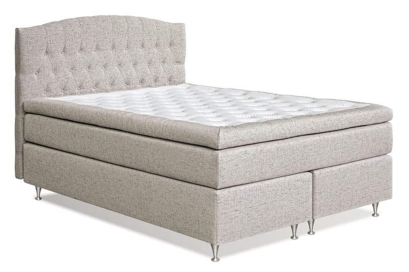 Jenkkisänky Abelie 160x200 Kova - Beige - Huonekalut - Sänky - Jenkkisängyt