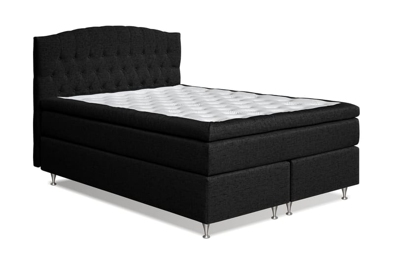 Jenkkisänky Abelie 160x200 Kova - Musta - Huonekalut - Sänky - Jenkkisängyt