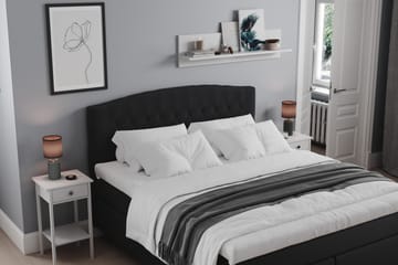 Jenkkisänky Abelie 160x200 Kova - Musta - Huonekalut - Sänky - Parisänky