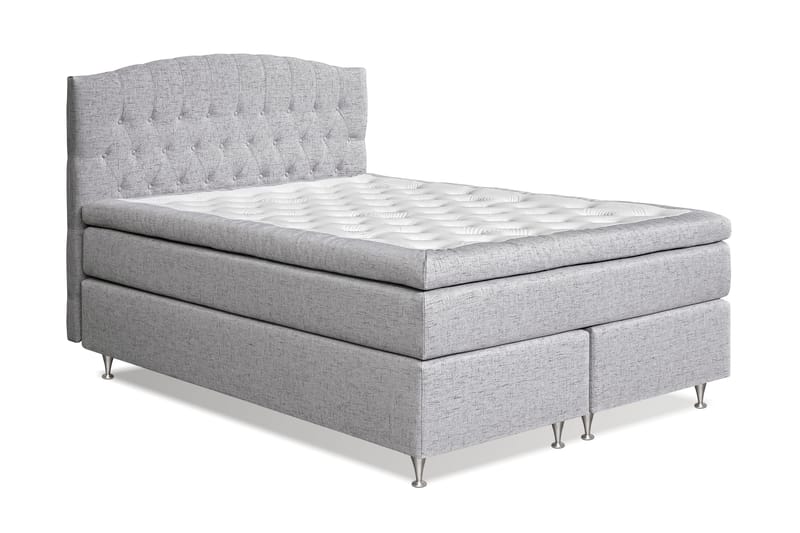 Jenkkisänky Abelie 160x200 Kova - Vaaleanharmaa - Huonekalut - Sänky - Jenkkisängyt