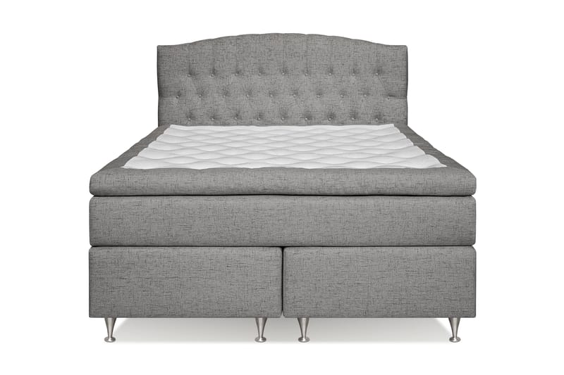 Jenkkisänky Abelie 160x200 Kova/Medium - Harmaa - Huonekalut - Sänky - Jenkkisängyt