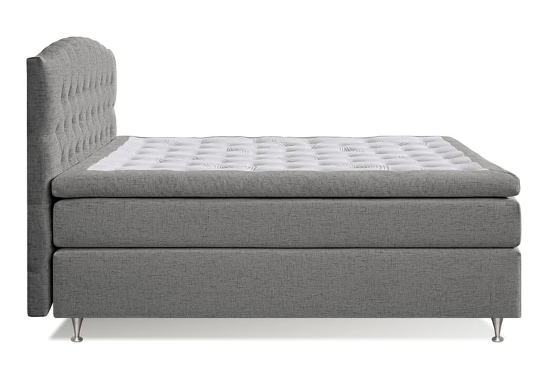 Jenkkisänky Abelie 160x200 Kova/Medium - Harmaa - Huonekalut - Sänky - Jenkkisängyt