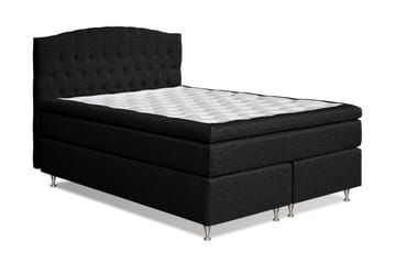 Jenkkisänky Abelie 160x200 Kova/Medium - Musta - Huonekalut - Sänky - Jenkkisängyt
