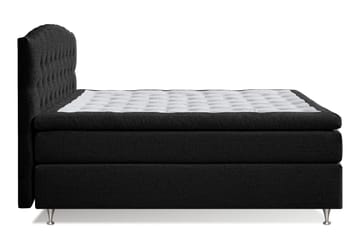 Jenkkisänky Abelie 160x200 Kova/Medium - Musta - Huonekalut - Sänky - Jenkkisängyt