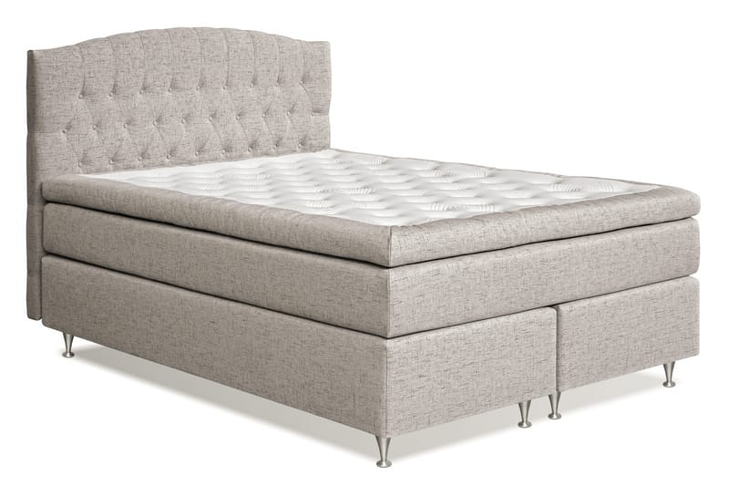 Jenkkisänky Abelie 160x200 Medium - Beige - Huonekalut - Sänky - Jenkkisängyt