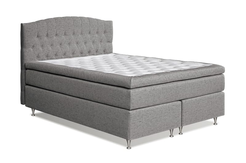 Jenkkisänky Abelie 160x200 Medium - Harmaa - Huonekalut - Sänky - Jenkkisängyt