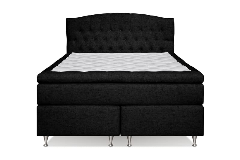 Jenkkisänky Abelie 160x200 Medium - Musta - Huonekalut - Sänky - Jenkkisängyt
