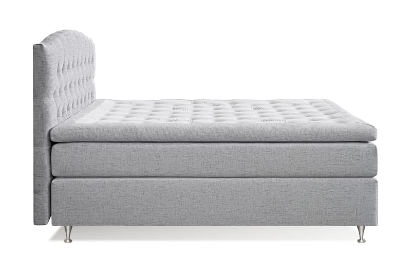 Jenkkisänky Abelie 160x200 Medium - Vaaleanharmaa - Huonekalut - Sänky - Jenkkisängyt
