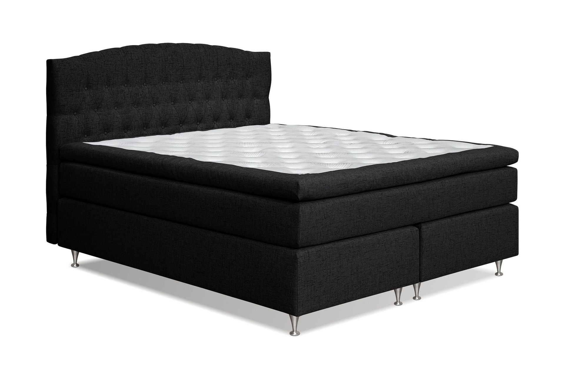Jenkkisänky Abelie 180x200 Kova - Musta - Huonekalut - Sänky - Jenkkisängyt