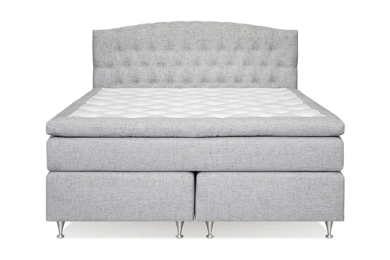 Jenkkisänky Abelie 180x200 Kova - Vaaleanharmaa - Huonekalut - Sänky - Parisänky