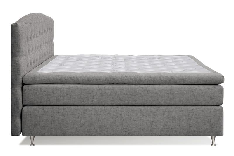 Jenkkisänky Abelie 180x200 Kova/Medium - Harmaa - Huonekalut - Sänky - Jenkkisängyt