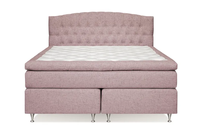 Jenkkisänky Abelie 180x200 Kova/Medium - Roosa - Huonekalut - Sänky - Parisänky