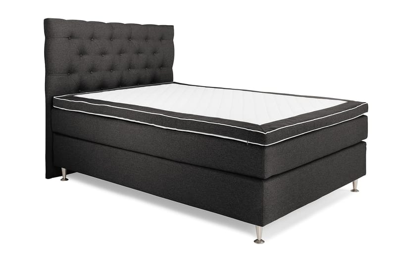 Jenkkisänky Boxford 140x200 - Tummanharmaa - Huonekalut - Sänky - Jenkkisängyt