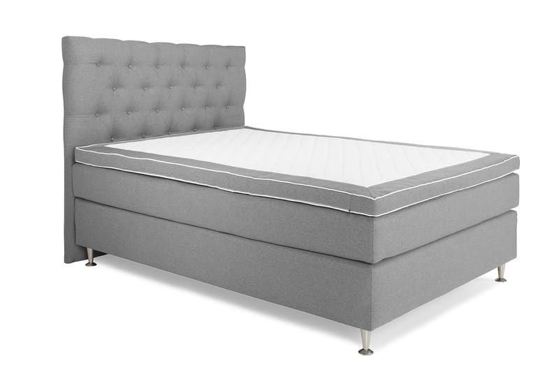 Jenkkisänky Boxford 140x200 - Vaaleanharmaa - Huonekalut - Sänky - Jenkkisängyt