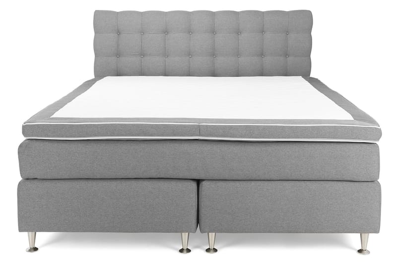 Jenkkisänky Boxford 160x200 - Vaaleanharmaa - Huonekalut - Sänky - Jenkkisängyt