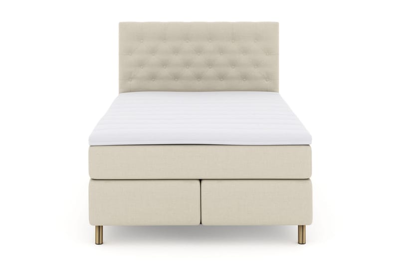 Jenkkisänky Choice No 3 140x200 Kova - Beige/Kupari - Huonekalut - Sänky - Parisänky