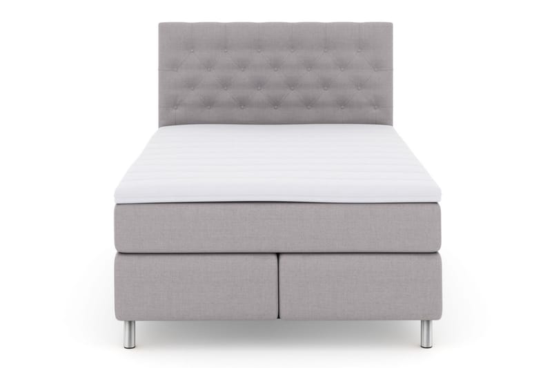 Jenkkisänky Choice No 3 140x200 Kova - Vaaleanharmaa/Metalli - Huonekalut - Sänky - Jenkkisängyt