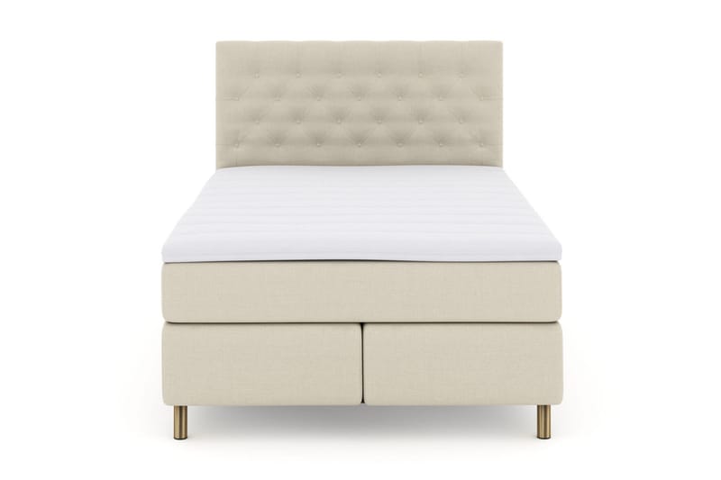 Jenkkisänky Choice No 3 140x200 Kova/Medium - Beige/Kupari - Huonekalut - Sänky - Parisänky