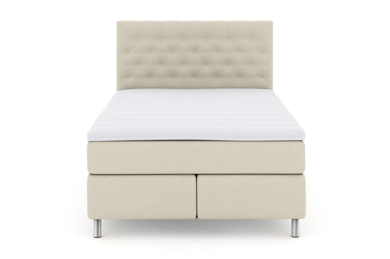 Jenkkisänky Choice No 3 140x200 Kova/Medium - Beige/Metalli - Huonekalut - Sänky - Jenkkisängyt