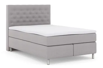 Jenkkisänky Choice No 3 140x200 Kova/Medium - Vaaleanharmaa/Metalli - Huonekalut - Sänky - Parisänky