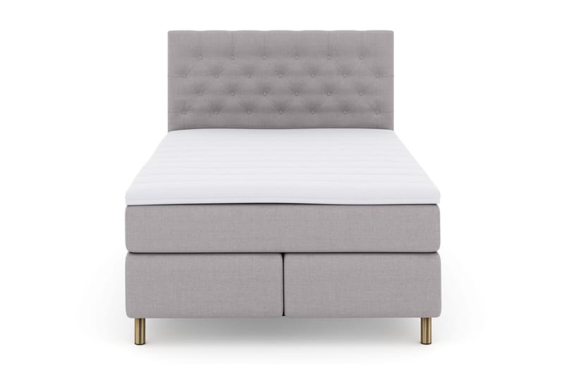 Jenkkisänky Choice No 3 140x200 Medium - Vaaleanharmaa/Kupari - Huonekalut - Sänky - Parisänky