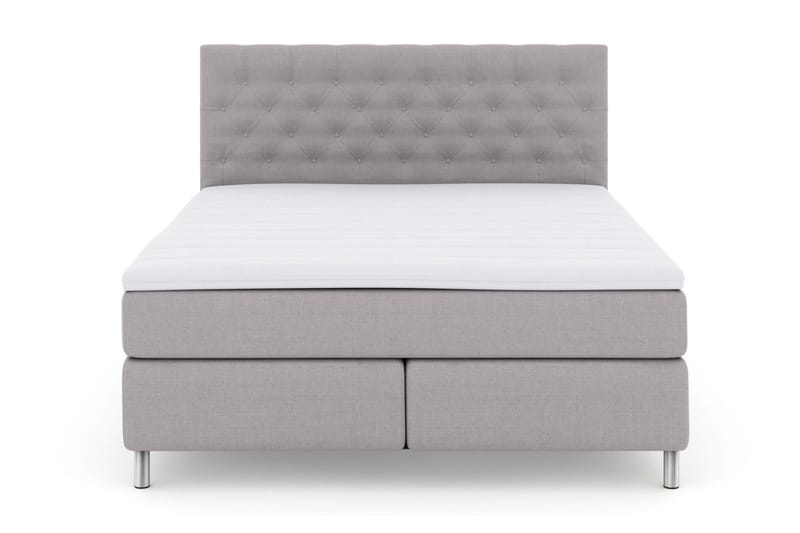 Jenkkisänky Choice No 3 160x200 Kova, Vaaleanharmaa/Metalli
