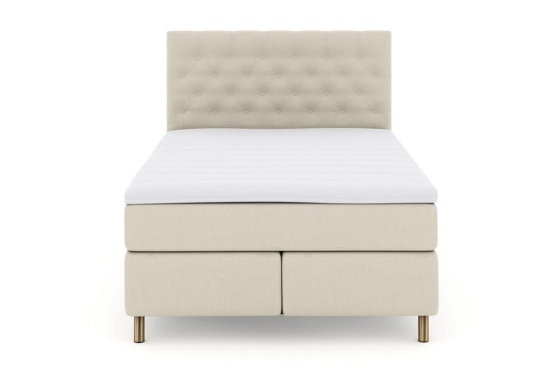 Jenkkisänky Choice No 3 160x200 Kova/Medium - Beige/Kupari - Huonekalut - Sänky - Parisänky