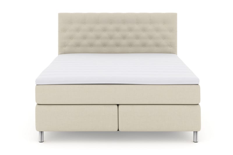 Jenkkisänky Choice No 3 180x200 Kova - Beige/Metalli - Huonekalut - Sänky - Jenkkisängyt
