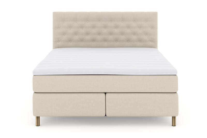 Jenkkisänky Choice No 3 180x200 Kova/Medium - Beige/Kupari - Huonekalut - Sänky - Jenkkisängyt