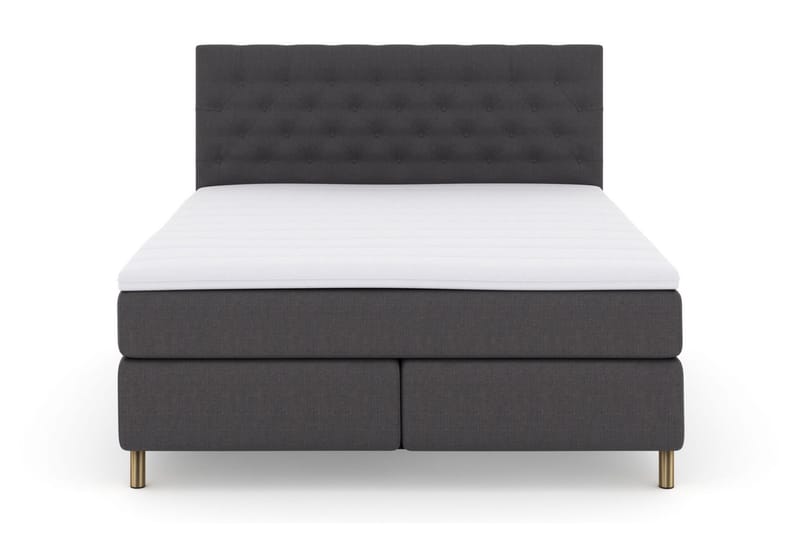 Jenkkisänky Choice No 3 180x200 Kova/Medium - Tummanharmaa/Kupari - Huonekalut - Sänky - Parisänky