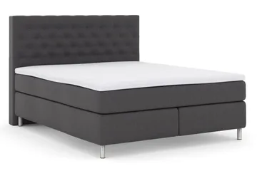 Jenkkisänky Choice No 3 180x200 Kova/Medium - Tummanharmaa/Metalli - Huonekalut - Sänky - Parisänky