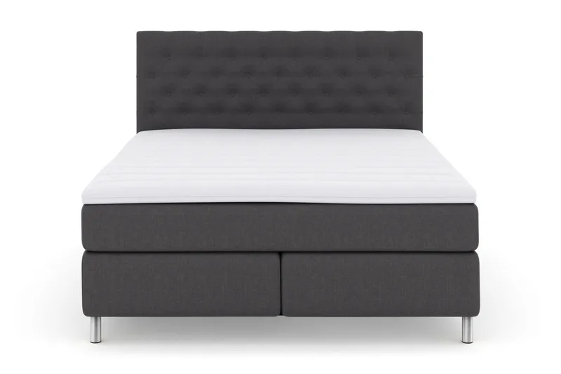Jenkkisänky Choice No 3 180x200 Kova/Medium - Tummanharmaa/Metalli - Huonekalut - Sänky - Parisänky