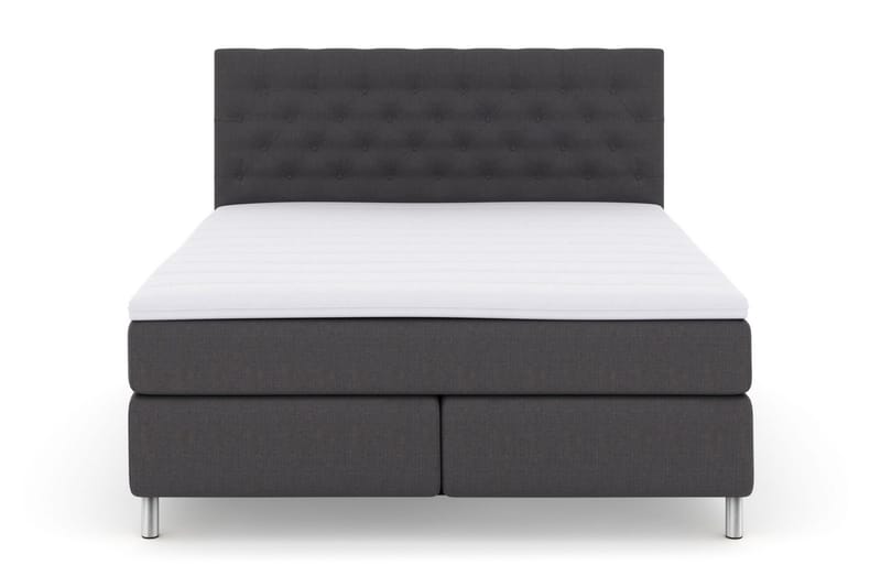 Jenkkisänky Choice No 3 180x200 Kova/Medium - Tummanharmaa/Metalli - Huonekalut - Sänky - Parisänky