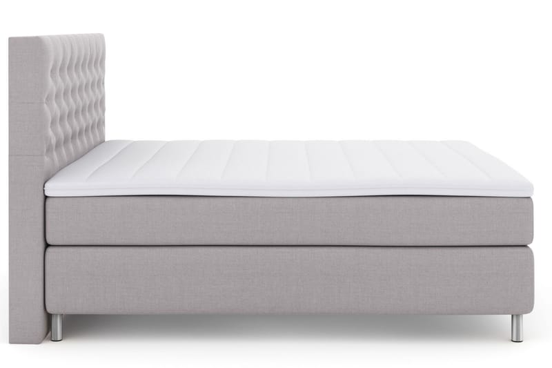 Jenkkisänky Choice No 3 180x200 Kova/Medium - Vaaleanharmaa/Metalli - Huonekalut - Sänky - Jenkkisängyt
