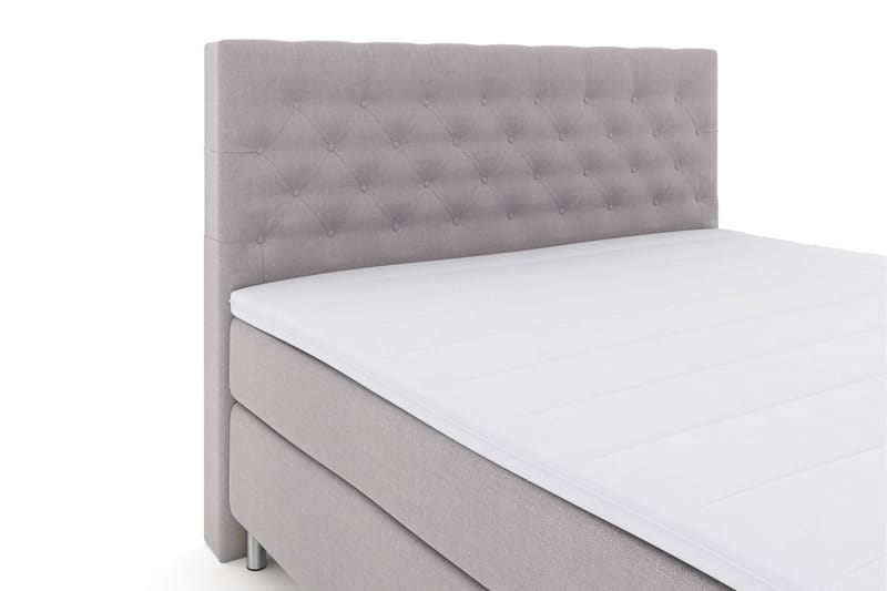 Jenkkisänky Choice No 3 180x200 Kova/Medium - Vaaleanharmaa/Metalli - Huonekalut - Sänky - Jenkkisängyt