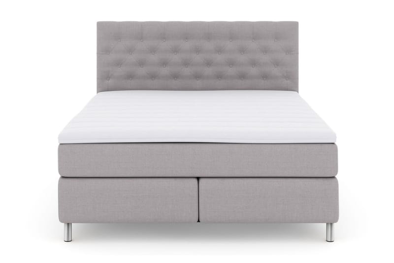 Jenkkisänky Choice No 3 180x200 Medium - Vaaleanharmaa/Metalli - Huonekalut - Sänky - Parisänky