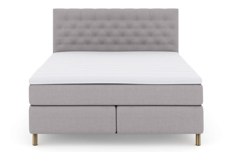 Jenkkisänky Choice No 3 210x210 Medium - Vaaleanharmaa/Kupari - Huonekalut - Sänky - Jenkkisängyt