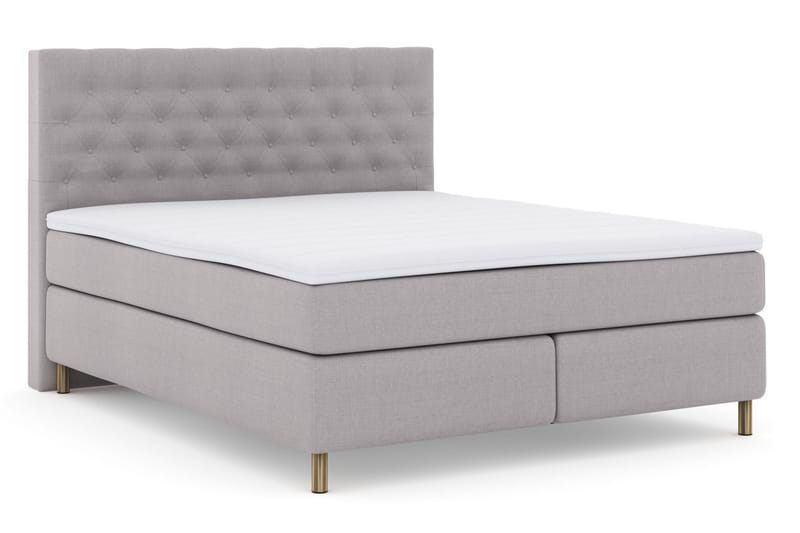 Jenkkisänky Choice No 3 210x210 Medium - Vaaleanharmaa/Kupari - Huonekalut - Sänky - Jenkkisängyt