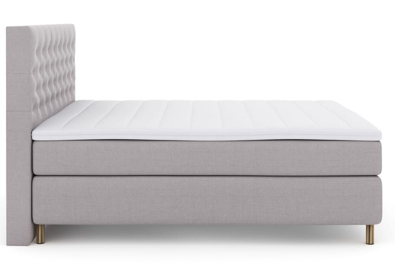 Jenkkisänky Choice No 3 210x210 Medium - Vaaleanharmaa/Kupari - Huonekalut - Sänky - Jenkkisängyt