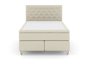 Jenkkisänky Choice No 6 140x200 K/M Memory/Pussi - Beige/Metalli V-malli - Huonekalut - Sänky - Parisänky