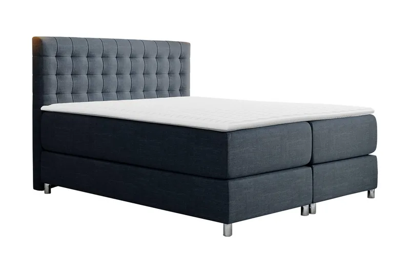 Jenkkisänky Forus 180x200 cm - Harmaa - Huonekalut - Sänky - Parisänky