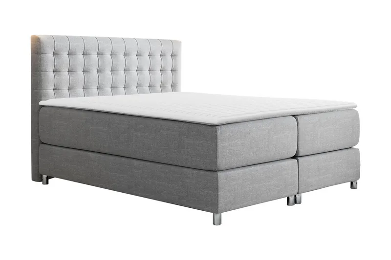 Jenkkisänky Forus 180x200 cm, Vaaleanharmaa