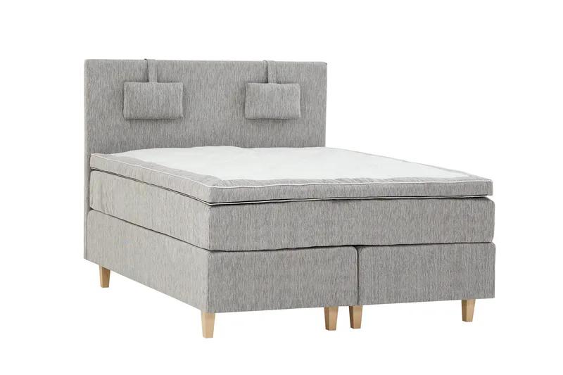 Jenkkisänky Grand 160x200 Vaaleanharmaa - Huonekalut - Sänky - Parisänky