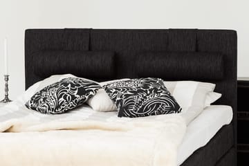 Jenkkisänky Grand 210x210 Musta - Huonekalut - Sänky - Jenkkisängyt