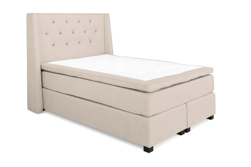 Jenkkisänky Langham 140x200 cm Beige - Huonekalut - Sänky - Parisänky