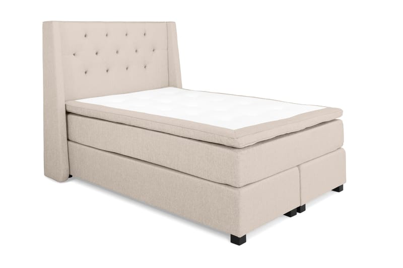 Jenkkisänky Langham 140x200 cm Beige - Huonekalut - Sänky - Parisänky