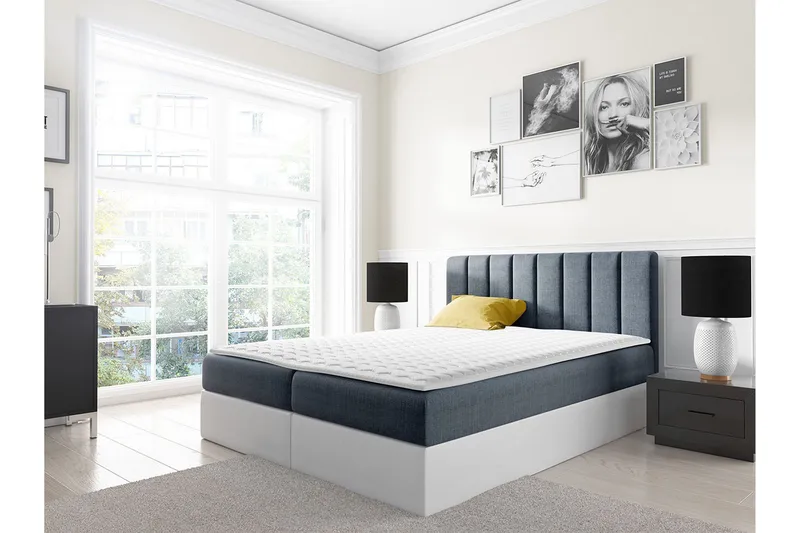 Jenkkisänky Levold 120x200 cm - Harmaa - Huonekalut - Sänky - Parisänky