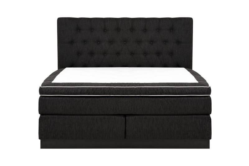 Jenkkisänky Longford 160x200 Kova Polyeetterivaahto - Musta - Huonekalut - Sänky - Parisänky