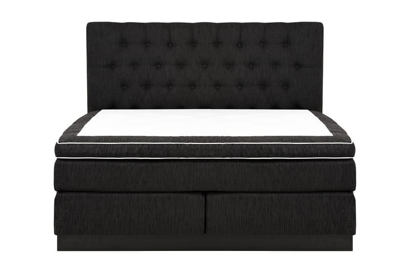 Jenkkisänky Longford 160x200 Kova Polyeetterivaahto - Musta - Huonekalut - Sänky - Jenkkisängyt